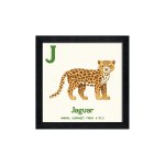 絵画 アニマルアルファベット Jaguar（ジャガー）