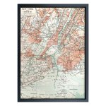  Vintage map New York