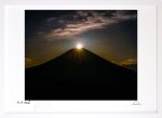 版画 絵画 天使のダイヤモンド富士山