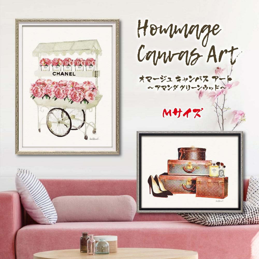 絵画 オマージュ キャンバスアート「ラゲッジ コレクション(Mサイズ)」