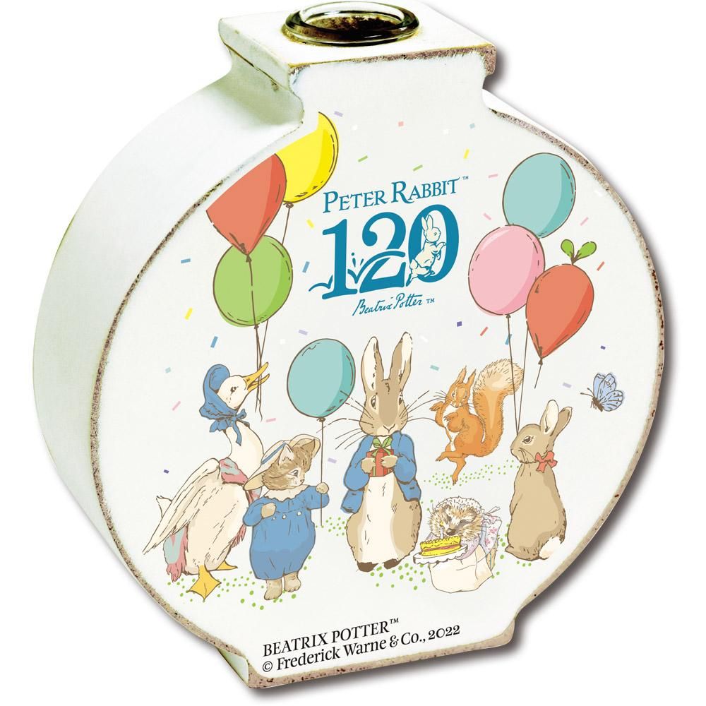 花瓶 ピーターラビット120th ラウンドフラワーベース