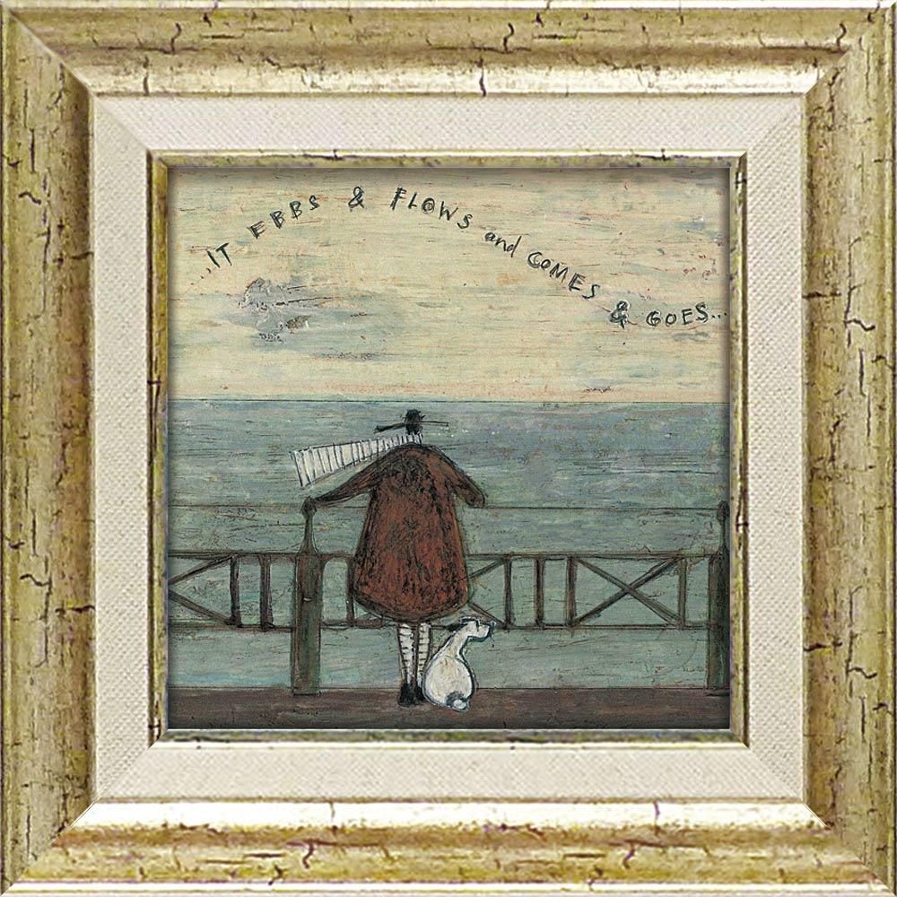 絵画 サム トフト「波のまにまに」