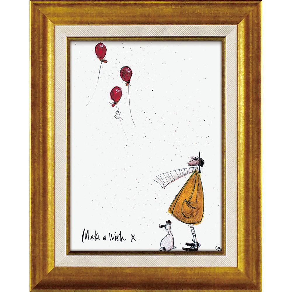 絵画 サム トフト「願いをこめて」