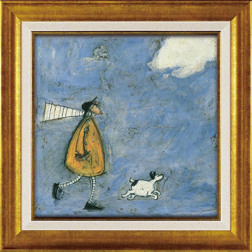 絵画 サム トフト「雲をおっかけて」