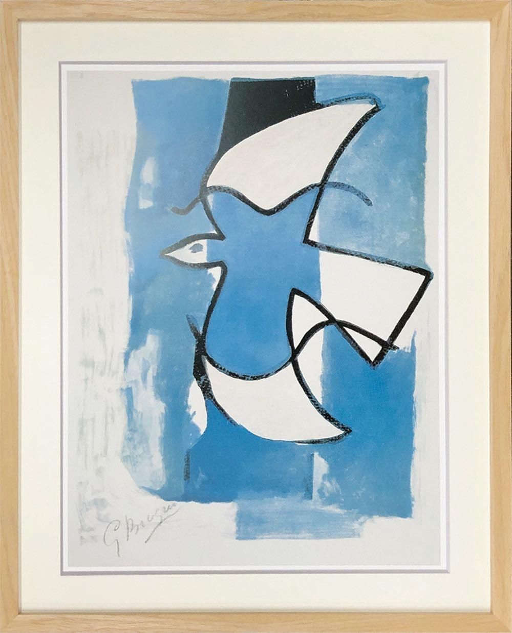 絵画 名画 ジョルジュ・ブラック ロワゾ ブル エ グリ インテリア 玄関 プレゼント おしゃれ 飾る LL