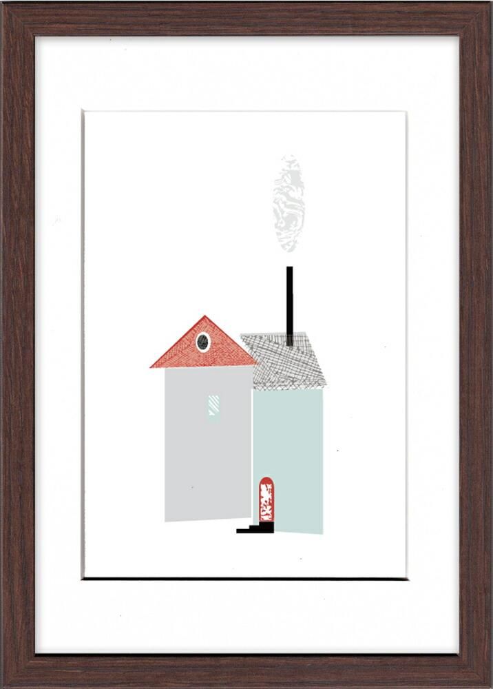 絵画 ヨーロッパの家 壁飾り 抽象画 プレゼント 壁掛け 飾る おしゃれ アート S