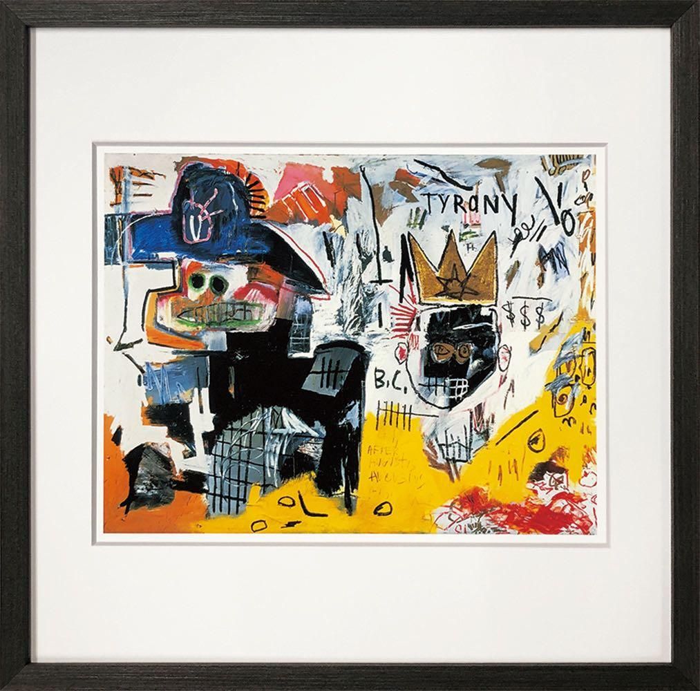 絵画 名画 Jean-Michei Basquiat ジャン-ミシェル・バスキア Untitled (Tyrany) 1982(無題(タイラニー)1982)  インテリア L - 絵画や壁掛け販売｜日本唯一の風景専門店(R)あゆわら