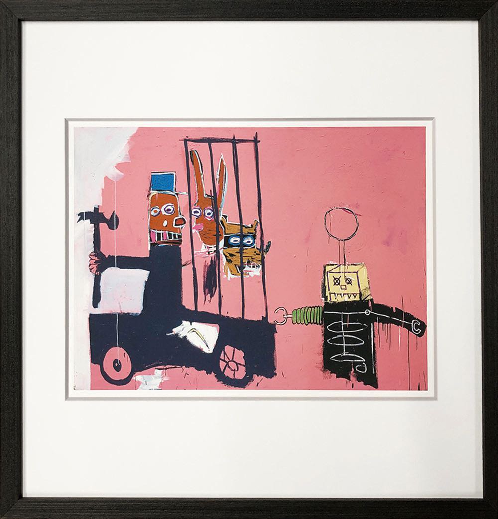 絵画 名画 Jean-Michei Basquiat ジャン-ミシェル・バスキア Molasses