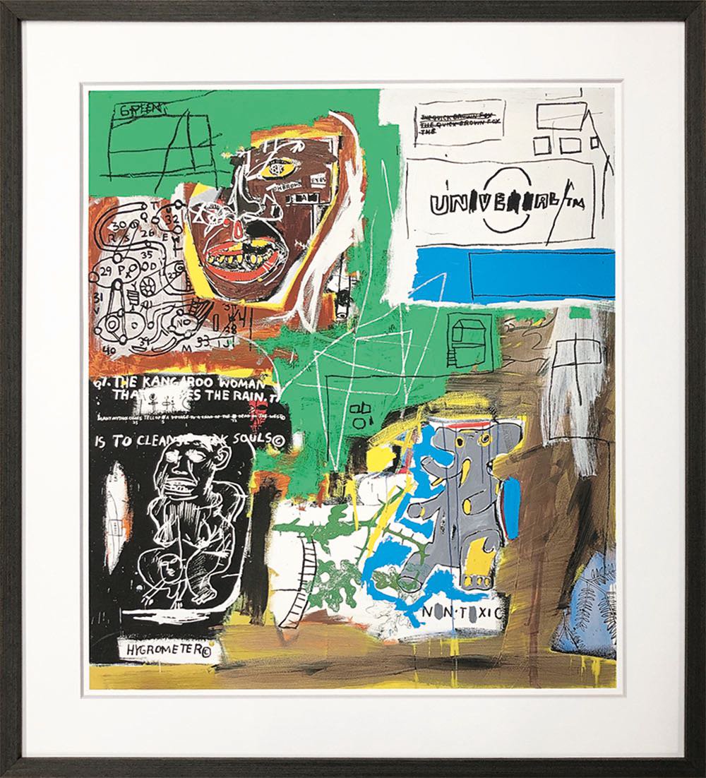 絵画 名画 Jean-Michei Basquiat ジャン-ミシェル・バスキア Sienna