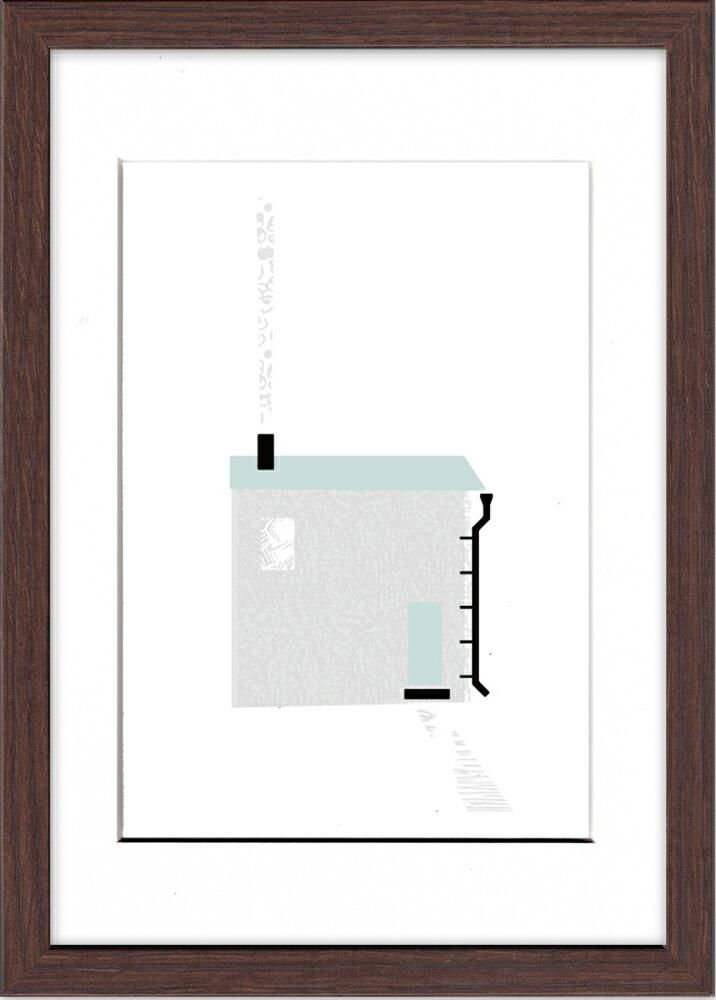 絵画 ヨーロッパの家 壁飾り 抽象画 プレゼント 壁掛け 飾る おしゃれ アート S