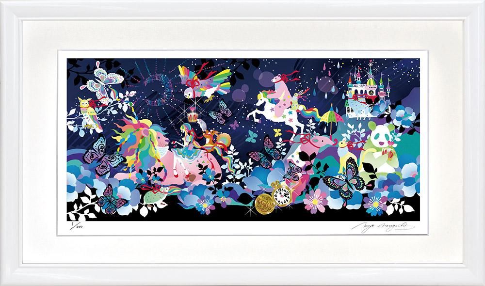 絵画 ホラグチ カヨ 淋しさに押しつぶされそうな夜には