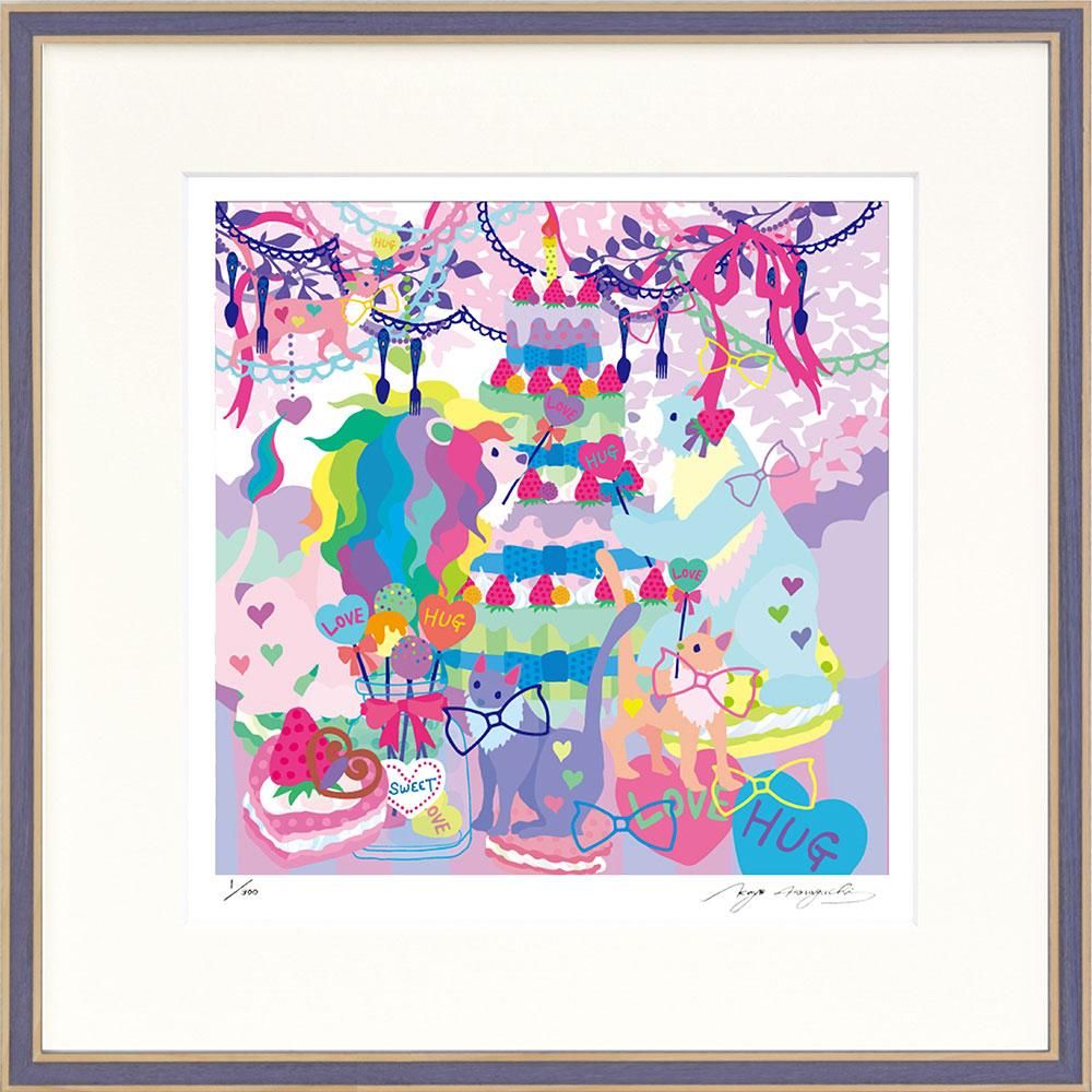 絵画 ホラグチ カヨ 甘いご褒美
