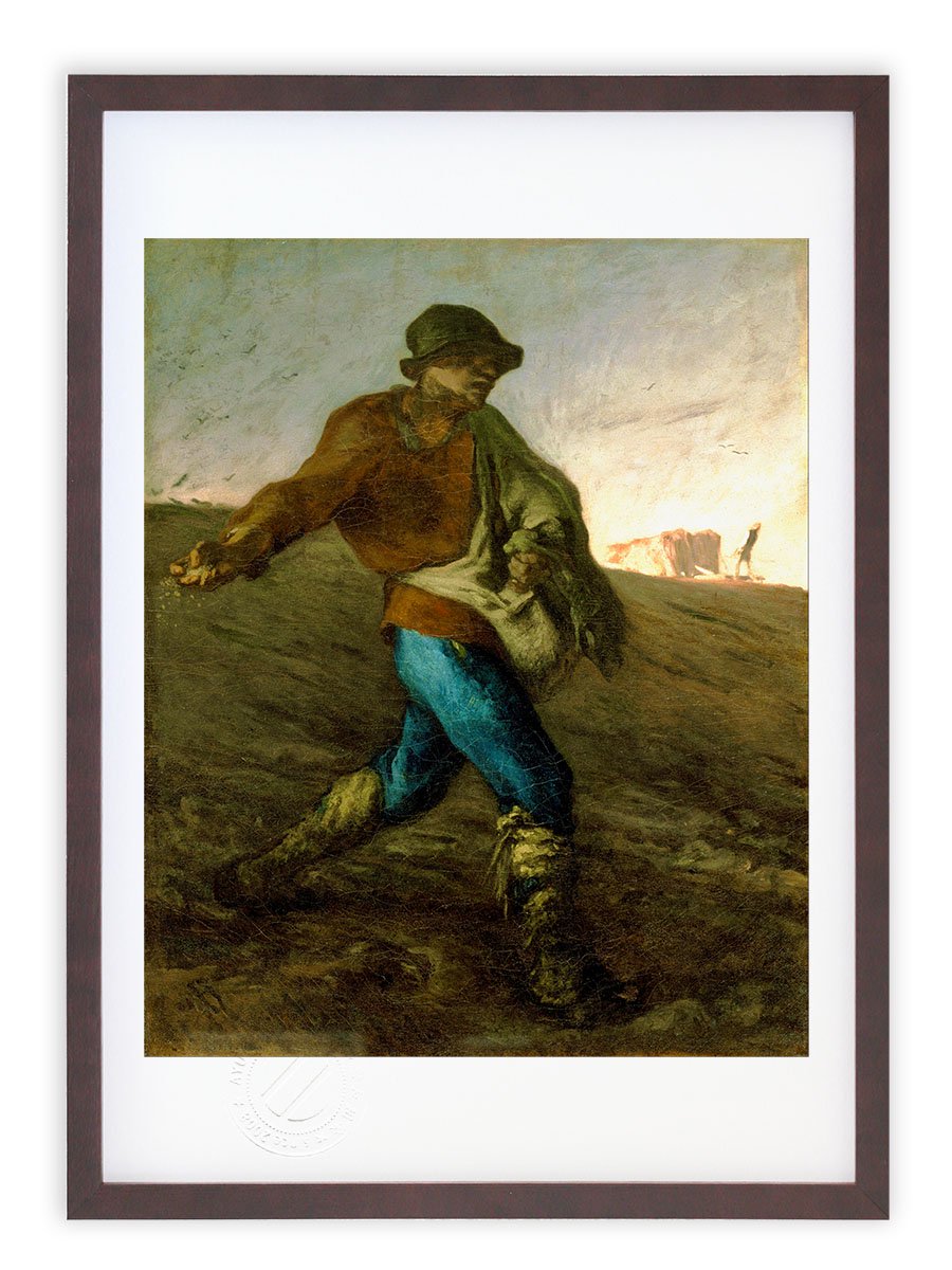 版画 絵画 名画 種をまく人(1850) ジャン＝フランソワ・ミレー