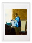 版画 絵画 名画 手紙を読む青衣の女(1663頃) ヨハネス・フェルメール インテリア 壁掛け 額入り アート アートパネル モダン アートフレーム おしゃれ