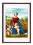 版画 絵画 名画 ベルヴェデーレの聖母＜まき馬の聖母＞(1506) ラファエロ・サンティ インテリア 壁掛け 額入り アート アートパネル モダン アートフレーム おしゃれ