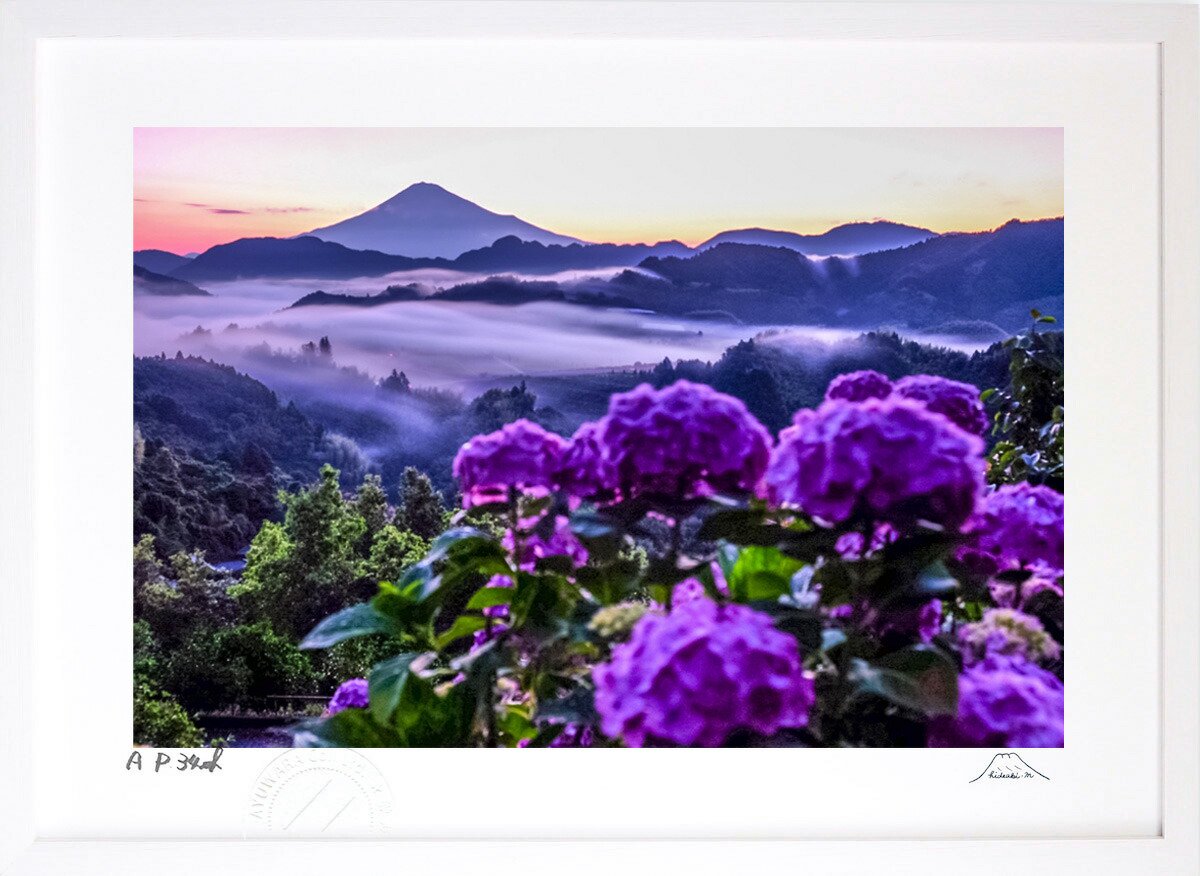 絵画】風景画 原画「富士山の見える風景」-