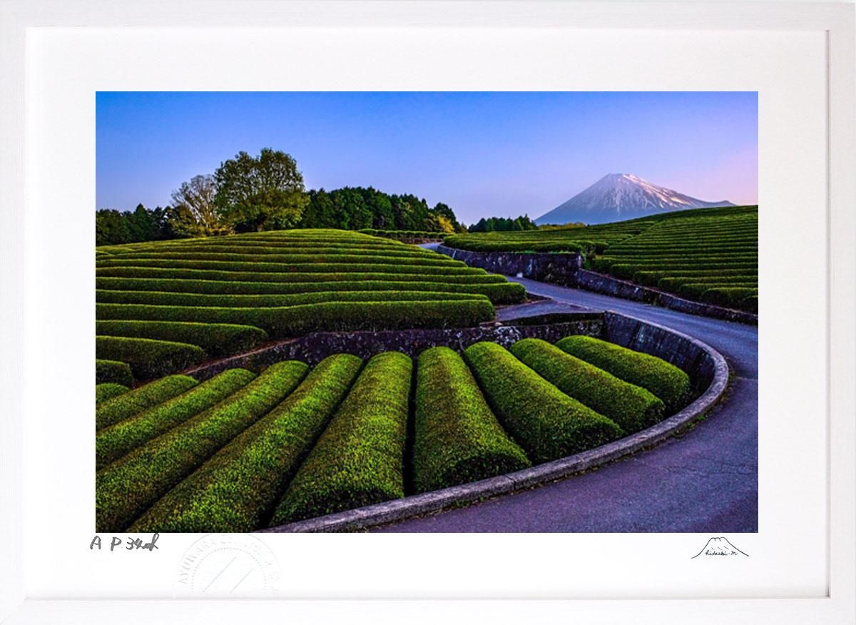 版画 絵画 富士山 大淵笹場 インテリア 壁掛け 額入り 風景画 油絵 ポスター リビング 玄関 プレゼント モダン アートフレーム おしゃれ