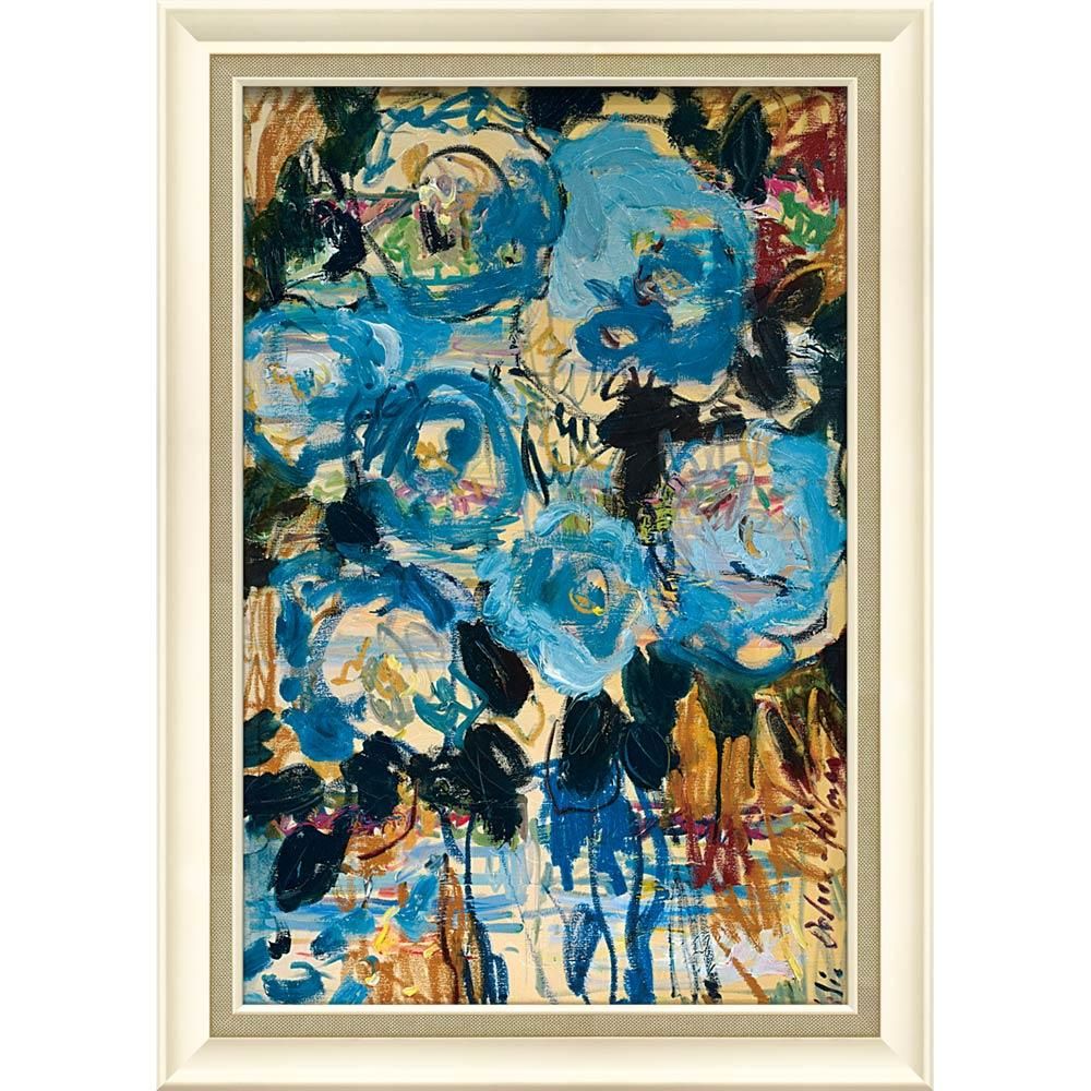 絵画 リリア オルロヴァー ホームズ ブルー ブーケ