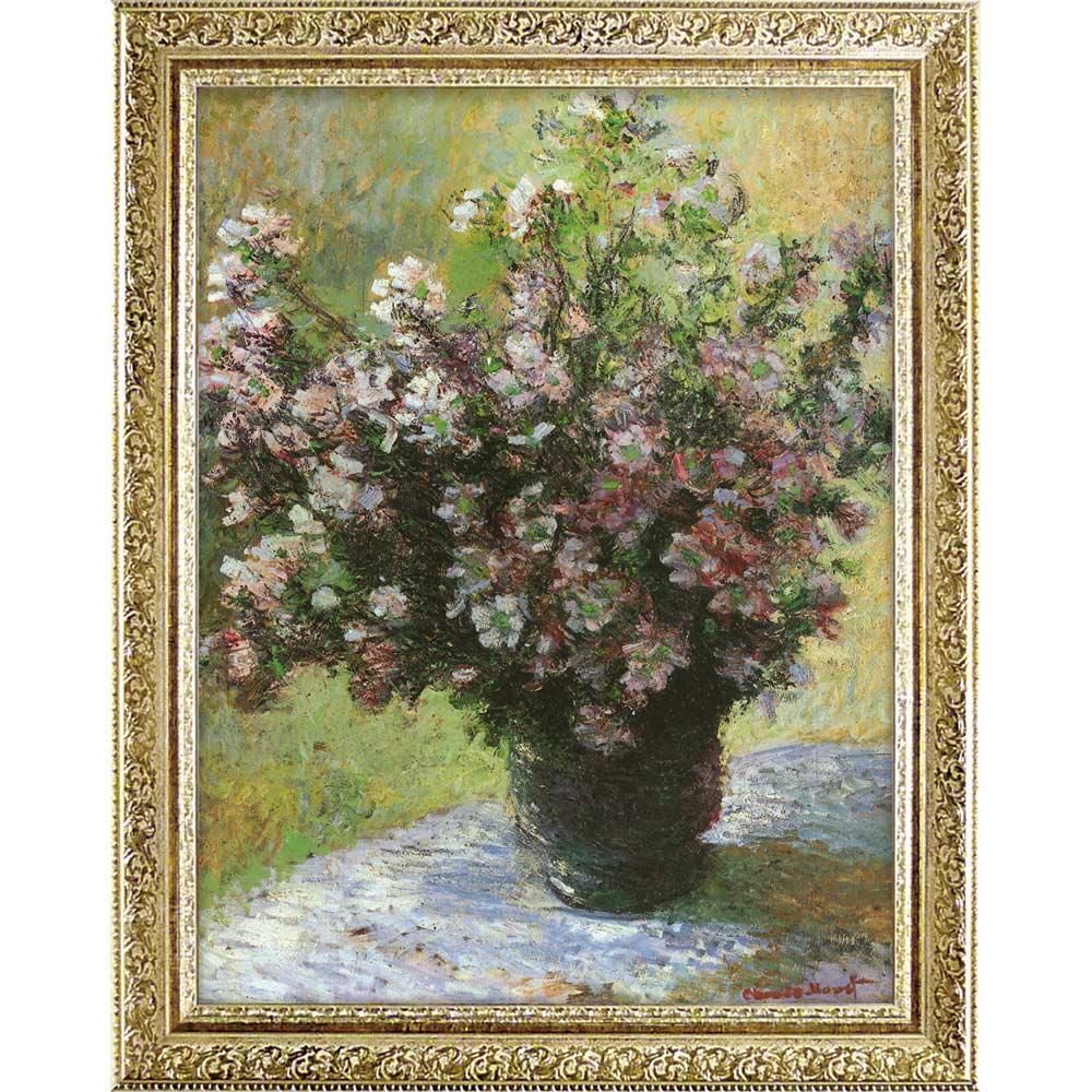 絵画 ミュージアムアートシリーズ モネ「マロウの花瓶」