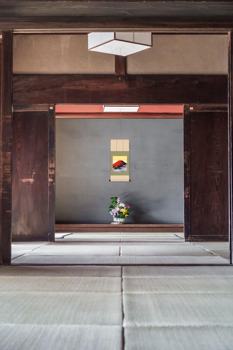 複製 上村松園［灯］名画 掛け軸 共箱 保証書付！