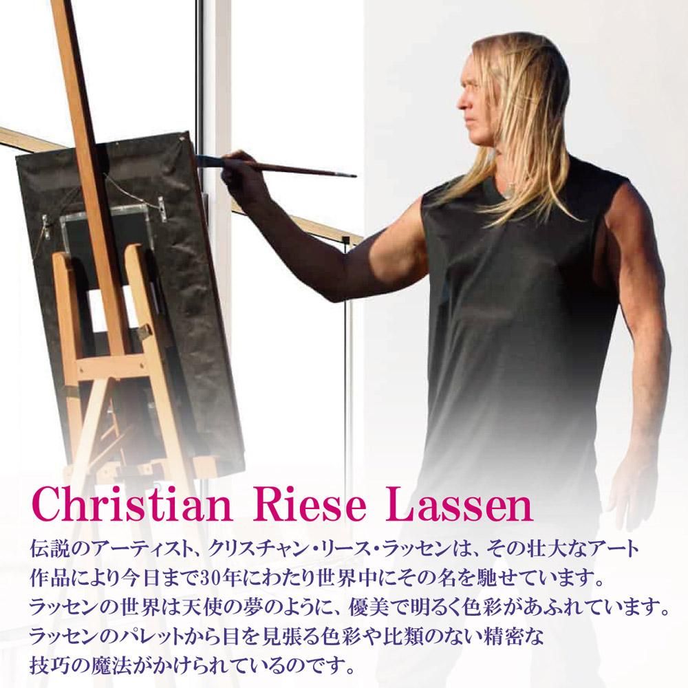 絵画 クリスチャン・リース・ラッセン ビッグアート「ギャラクシー オブ ライフ3(Mサイズ)」