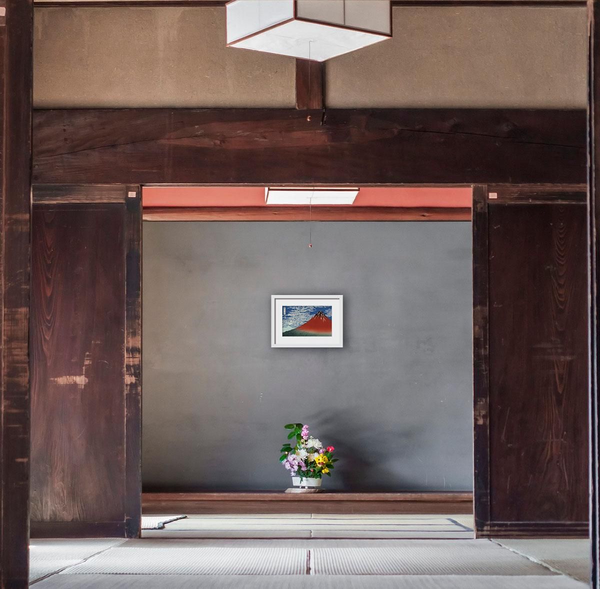 絵画 和楽シリーズ インテリアアート 葛飾北斎 富嶽三十六景 神奈川沖浪裏