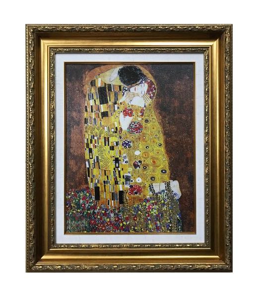 絵画 複製名画 F6号サイズ グスタフ・クリムト キス（接吻） - 絵画や壁掛け販売｜日本唯一の風景専門店(R)あゆわら