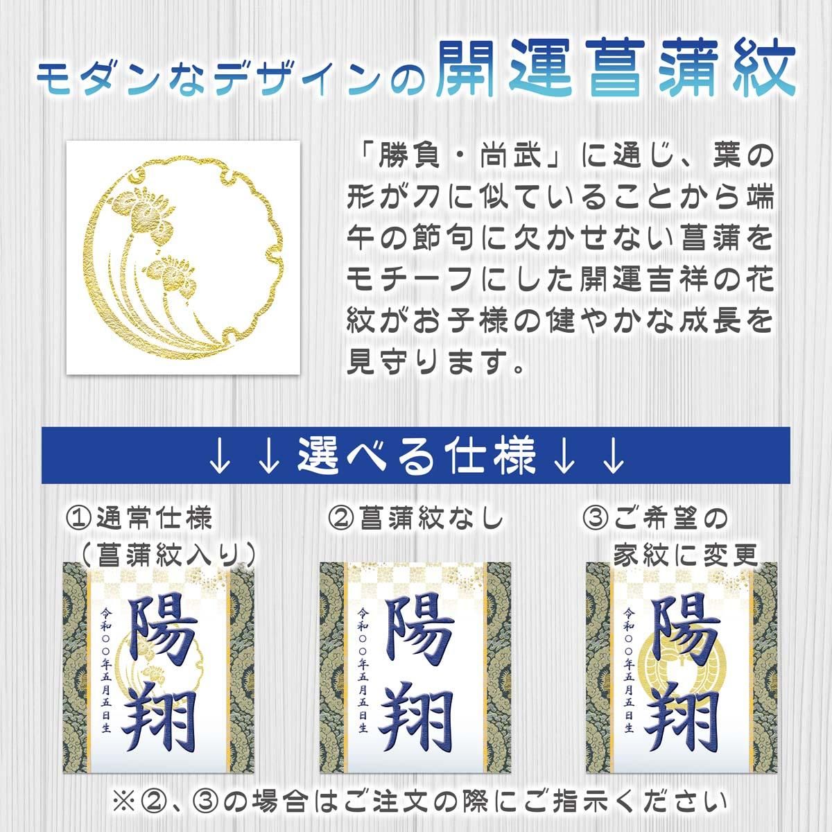 10年保証 掛け軸 名入れ 掛け軸 和風 節句飾り こどもの日 端午の節句 開運鯉幟 (中) モダン 掛軸 床の間 和室 おしゃれ 壁掛け 絵