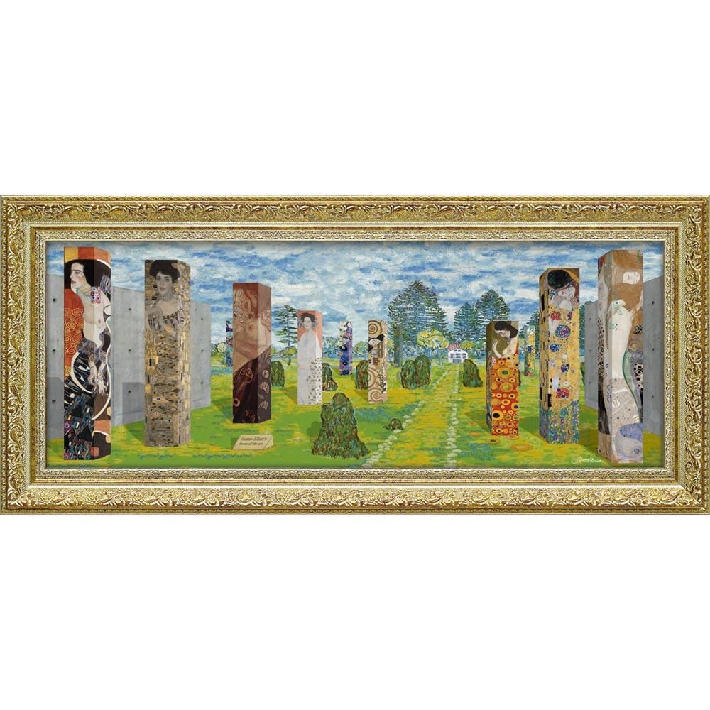 絵画 白石 創多「クリムトのアートの森(Lサイズ)」