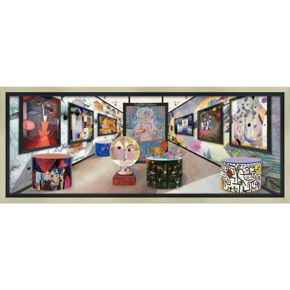 絵画 白石 創多「クレーのアートストリート」