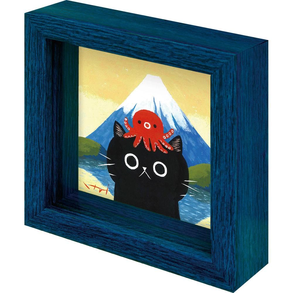 絵画 糸井忠晴 ミニミニボックスフレーム「青ふじ」