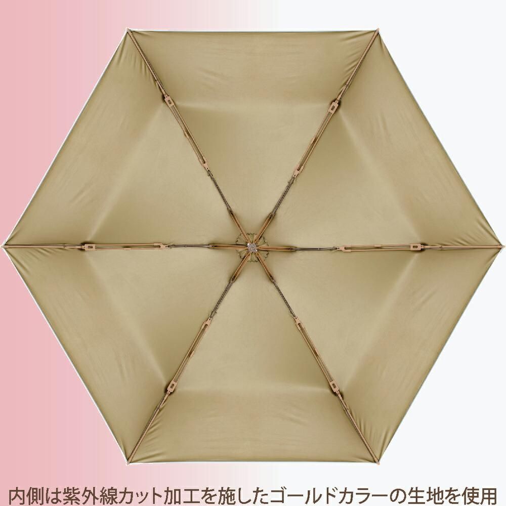 傘 アーチストブルームシリーズ〜折りたたみ傘(晴雨兼用)〜(シルビア ヴァシレバ「フラワーズ オン モスグリーン」)