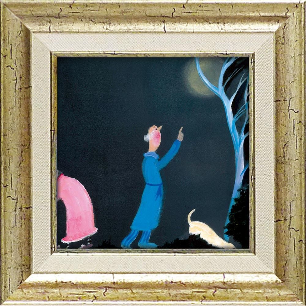 絵画 ジェニファー ヴェルニー=フランクス「ルッキング フォー キャット」