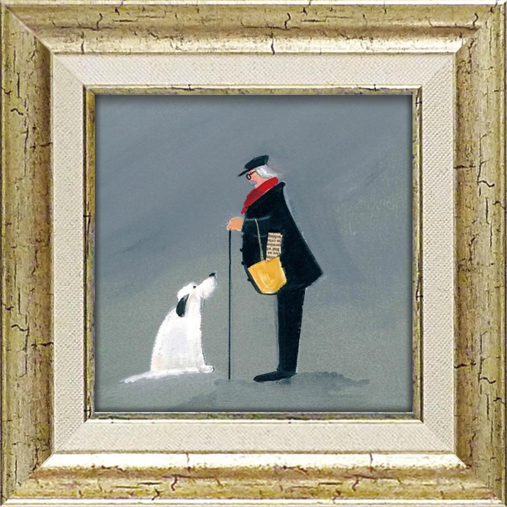 絵画 ジェニファー ヴェルニー=フランクス「ノット ベギング」