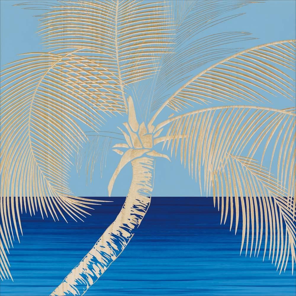 絵画 ウッド スカルプチャー アート「パーム ツリー(BL+NP)」