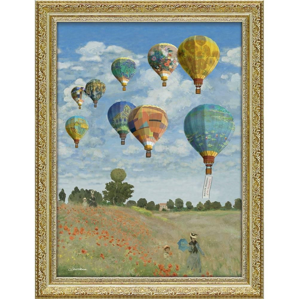 絵画 白石 創多「名画のバルーンフェスティバル」