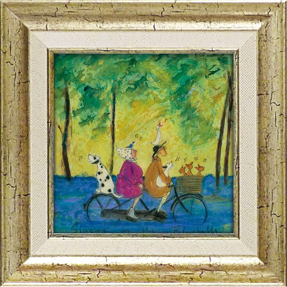 絵画 サム トフト「ブルーベルズで合唱」