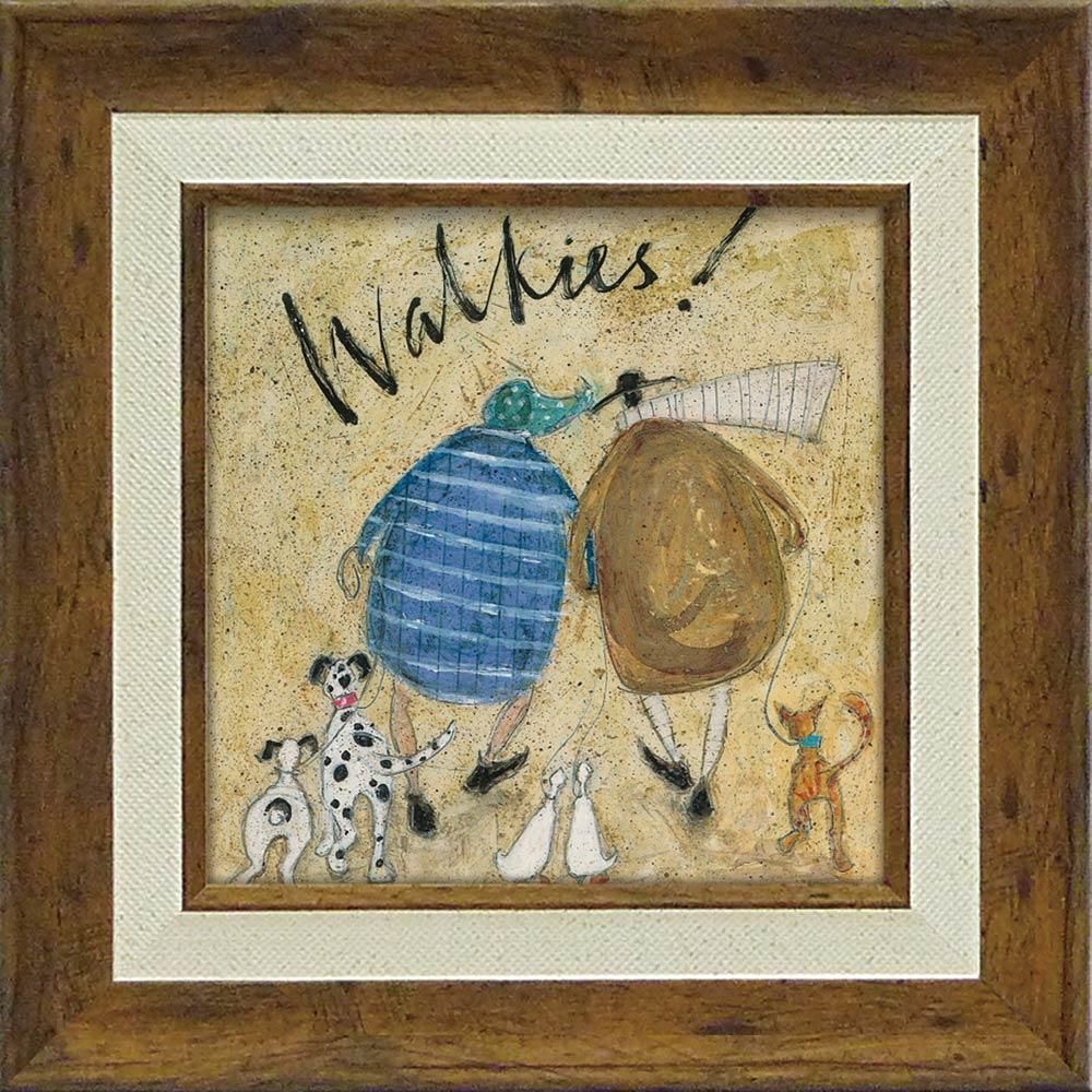 絵画 サム トフト「おさんぽ!」