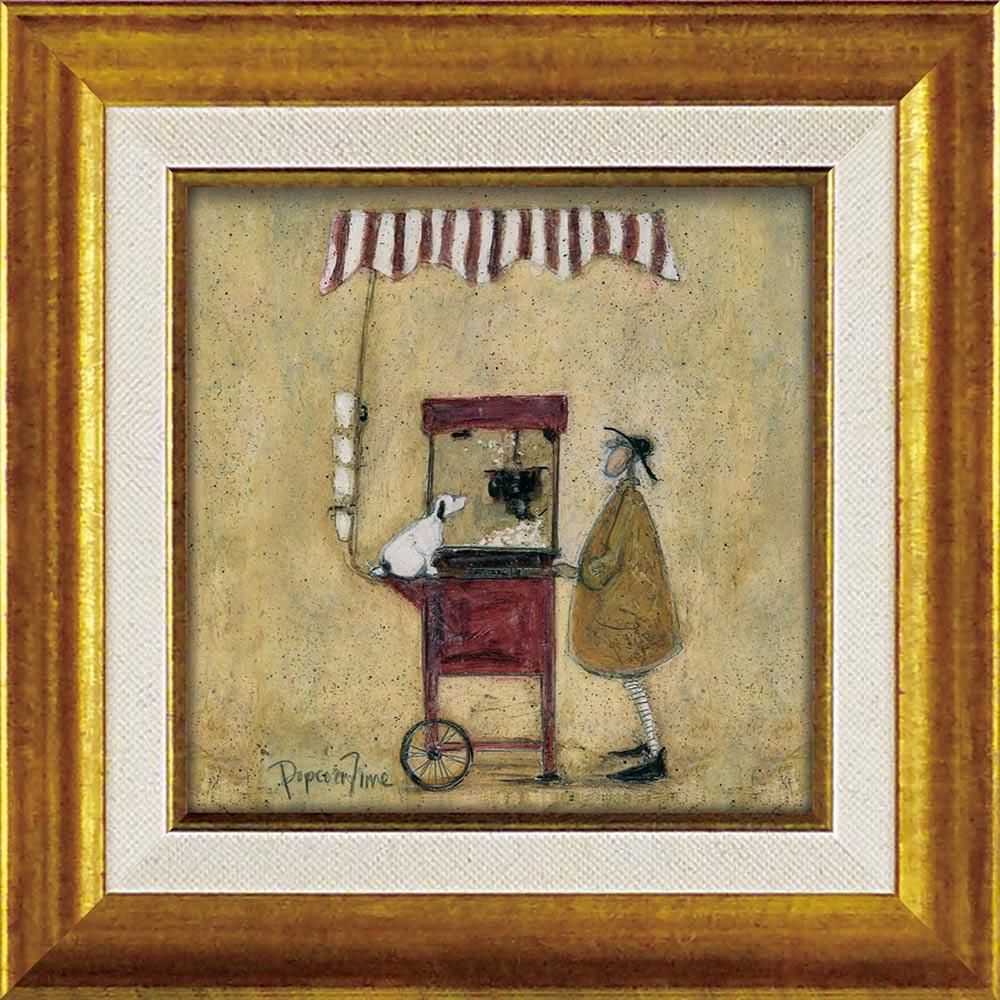 絵画 サム トフト「ポップコーン タイム」