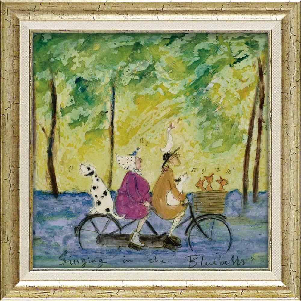 絵画 サム トフト「ブルーベルズで合唱」
