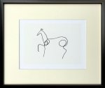 《アートフレーム》Pablo Picasso/パブロ・ピカソ Le cheval（Ｓｉｌｋｓｃｒｅｅｎ)