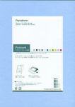 《ペーパーフレーム》Paper Frame Light  Blue　A5-PC（ポストカード用）