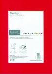 《ペーパーフレーム》Paper Frame Red　A5-PC（ポストカード用）