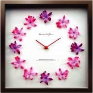 《掛け時計》Display Clock Royal Orchid/ping&purple