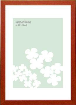 《額縁》Interior Frame Orange 200x200mm(ゆうパケット)