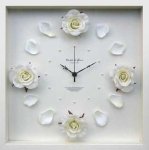 《時計》Rose clock Cream(ローズ クロック クリーム)