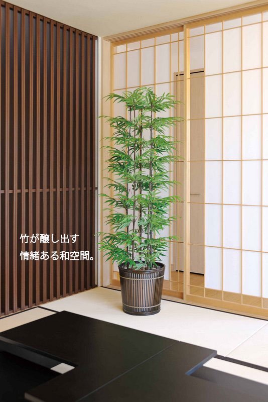 光触媒観葉植物 バンブー85 フロアタイプ ハイサイズ 絵画や壁掛け販売 日本唯一の風景専門店 R あゆわら