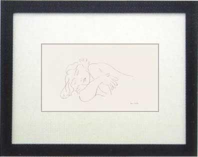 《絵画・抽象画》アンリ・マティス スリーピングモデル/眠っているモデル(シルクスクリーン)