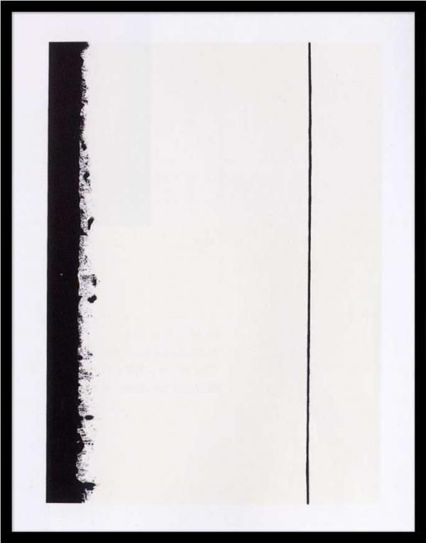 《絵画・抽象画》バーネット・ニューマン フィフス ステーション,1960(シルクスクリーン)
