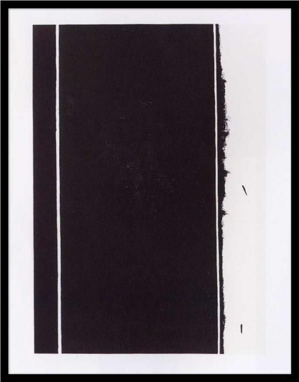 《絵画・抽象画》バーネット・ニューマン トゥエルフス ステーション,1965(シルクスクリーン))